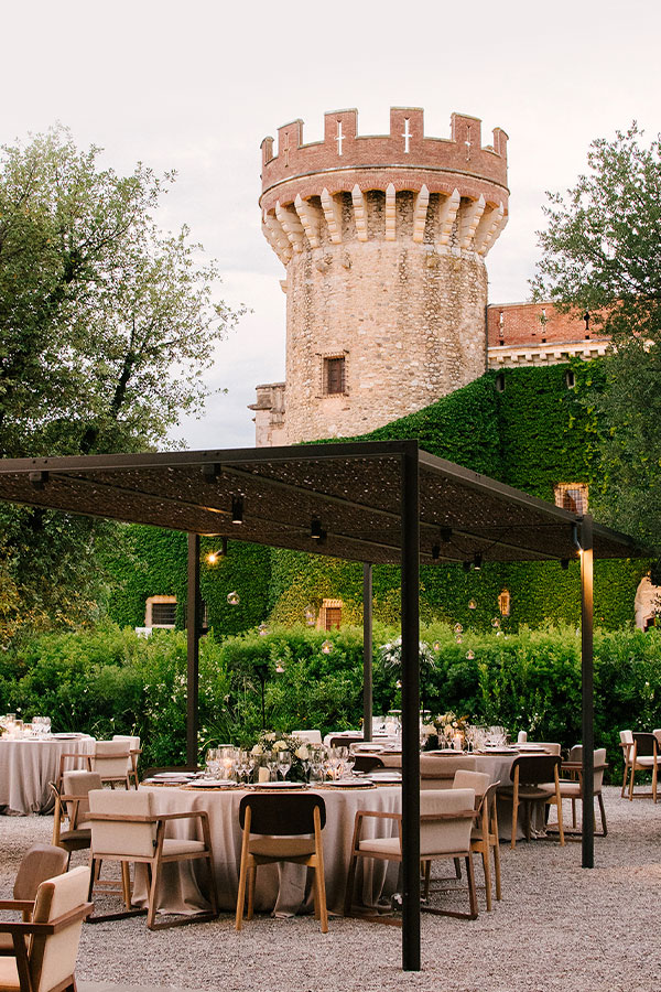 Espacios para bodas en Castell Perelada